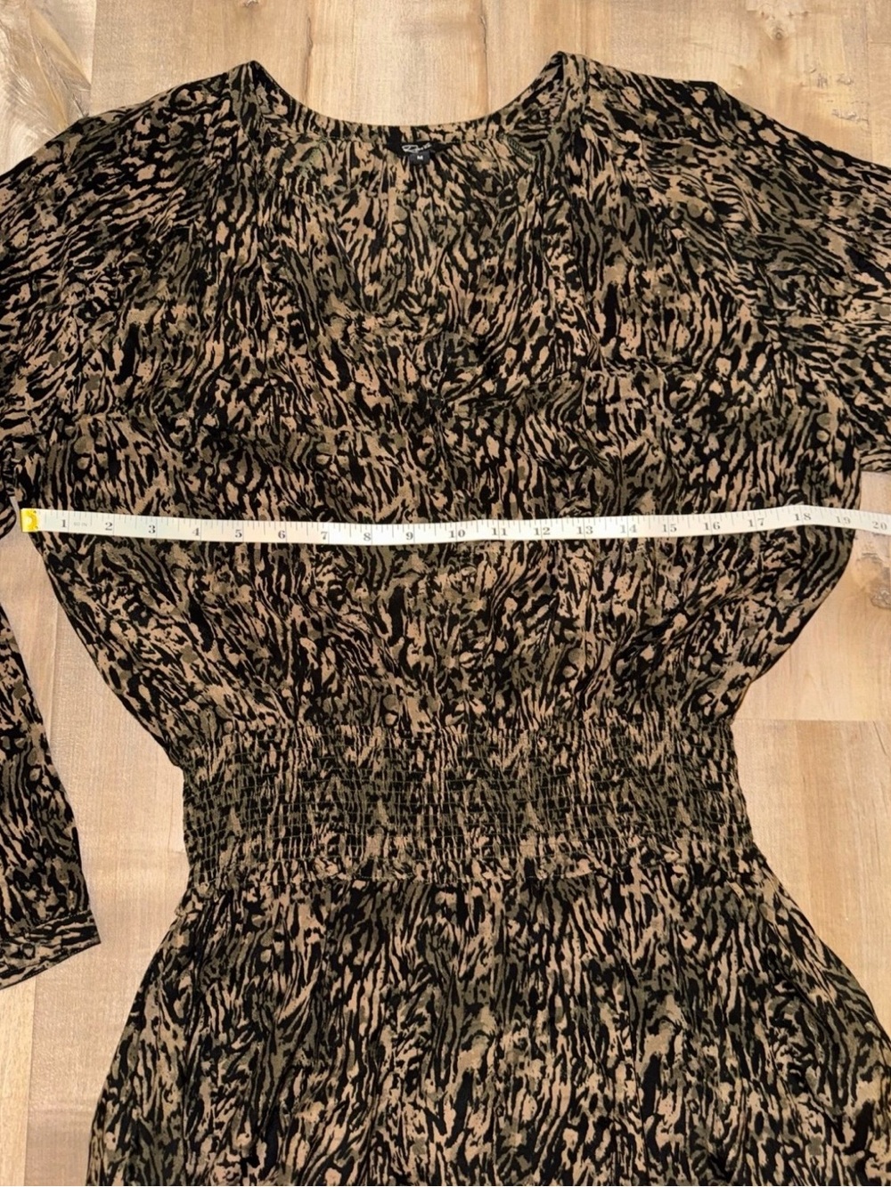 Rails Jasmine Mini Dress in Olive Static in Multi Size Medium - Picture 5 of 9